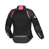 Macna Tondo Damen Jacke schwarz rosa - 2