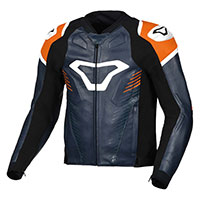 Blouson Macna Tronniq Bleu Orange Blanc