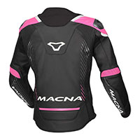 Macna Tronniq Leder Damenjacke schwarz rosa - 2