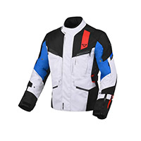 Chaqueta Macna Zastro gris rojo azul