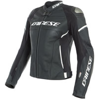 Dainese Racing 3 D-air® Lady Leather Jacket Red