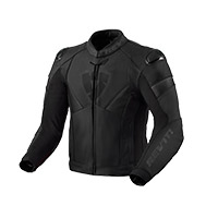 Rev'it Argon 2 Leather Jacket Black Anthracite