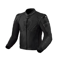 Blouson cuir Rev'It Argon 2 noir anthracite