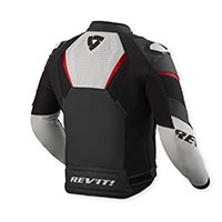 Blouson En Cuir Rev'it Automate Noir Gris