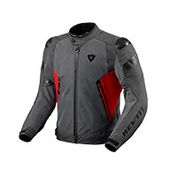 Rev'It Control Air H2O Jacke grau rot