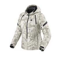 Giacca Donna Rev'it Flare 3 H2o Camo Bianco