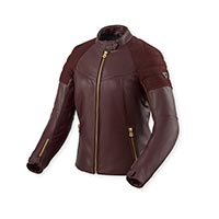 Giacca Pelle Donna Rev'it London Rosso