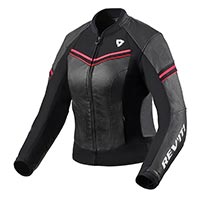 Rev'it Median Lady Leather Jacket Black Pink