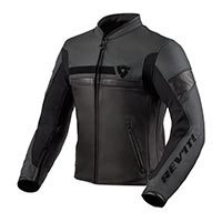 Chaqueta de cuero Rev'It Mile negro