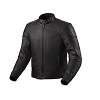 Blouson en cuir Rev'It Morgan noir