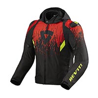 Chaqueta Rev'It Quantum 2 H2O negro rojo