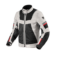 Chaqueta Rev'It Tornado 2 H2O plata negro