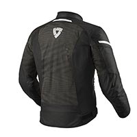 Rev'It Torque 2 H2O Jacke schwarz weiss - 2