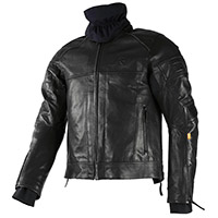 Chaqueta de cuero Rukka Aramen negro