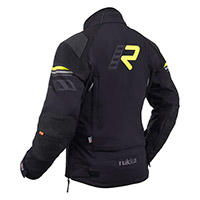 Chaqueta Rukka Armatou-R negro amarillo