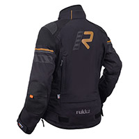 Chaqueta Dama Rukka Armatou-R negro naranja - 2