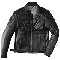 Chaqueta de cuero Spidi Clubber extreme negra