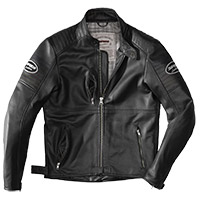 Chaqueta de cuero Spidi Clubber negra