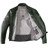 Veste en cuir Spidi Clubber glace verte - 3