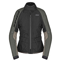 Giacca Donna Spidi Crossmaster 2 Verde Scuro