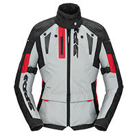 Spidi Crossmaster Lady H2out Jacket Grey Red
