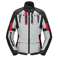 Blouson Femme Spidi Crossmaster H2out Gris Rouge