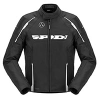 Chaqueta Spidi Dragon H2Out negro blanco