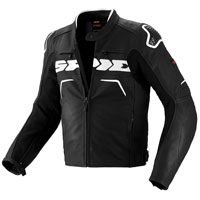 Spidi Evorider Leather Jacket Black White