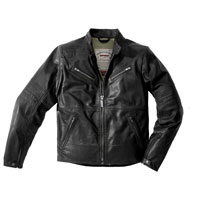 Chaqueta de cuero Spidi Garage negro