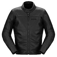 Spidi Genesis Leather Jacket Black White