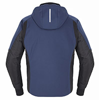 Blouson Spidi Hoodie Armor H2out Bleu