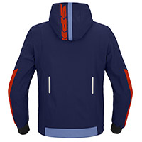 Blouson Spidi Hoodie Armor Light Navy Rouge