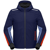 Giacca Spidi Hoodie Armor Light Navy Rosso