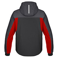 Spidi Hoodie H2out 2 Jacket Anthracite Red - 2