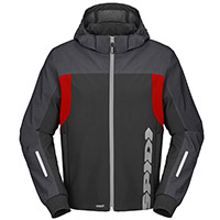 Spidi Hoodie H2out 2 Jacket Anthracite Red