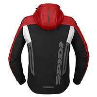 Spidi Hoodie Warrior Jacket Red