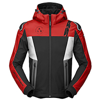 Spidi Hoodie Warrior Jacket Red