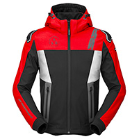 Spidi Hoodie Warrior Jacket Red