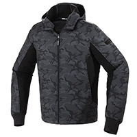 Blouson Spidi Hoodie Armor Evo Noir Camouflage