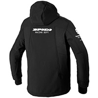 Giacca Spidi Hoodie Armor Evo Nero Giallo Fluo - img 2