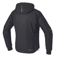 Spidi Hoodie Armor H2out Jacket Black