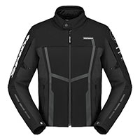 Chaqueta Spidi MotoJoy negro blanco