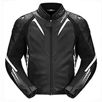 Spidi Nkd-1 Leather Jacket Black White