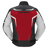 Chaqueta Spidi Race Evo H2OUT negro rojo blanco