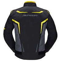 Chaqueta Spidi Race Evo H2OUT negra amarillo