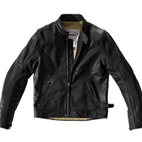 Spidi Rock Leather Jacket Black