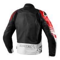 Chaqueta de cuero Spidi Track Warrior rojo - 2