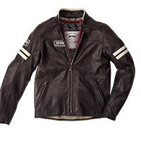 Spidi Vintage Lederjacke eis schwarz