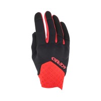 Guantes Acerbis Metropolitan negro rojo