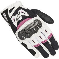 Alpinestars Stella Smx-2 Air Carbon V2 Nero/bianco/fucsia